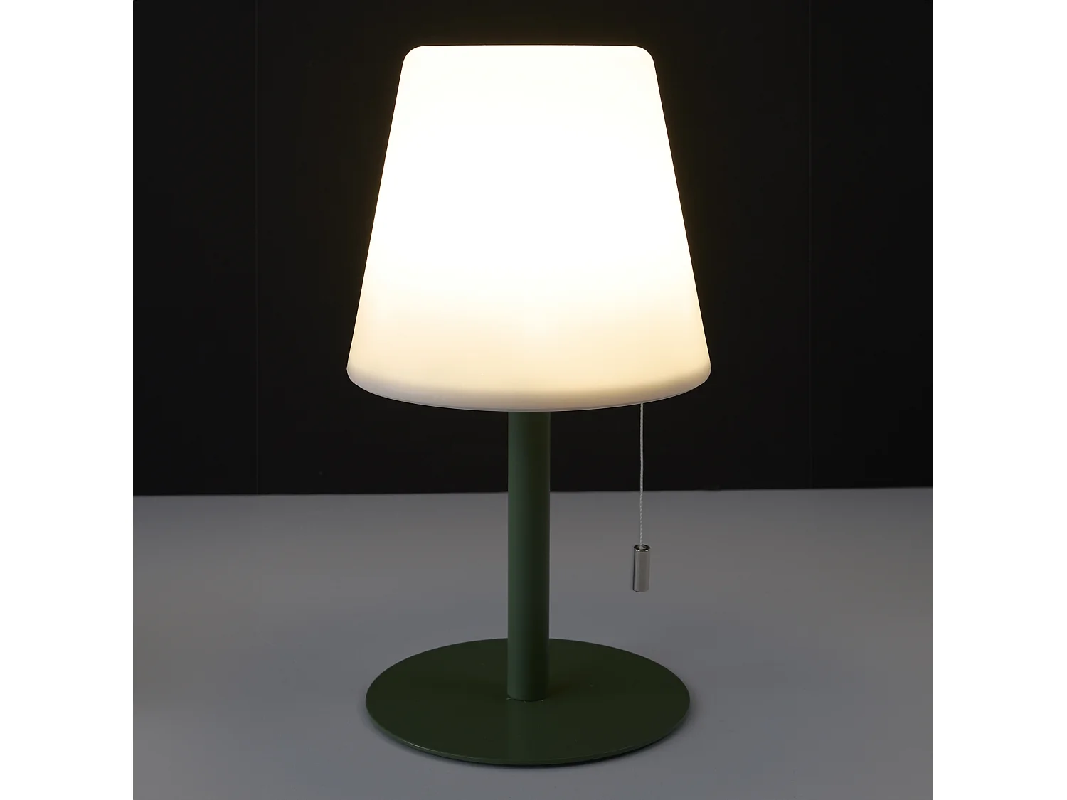 Lampe De Table Rechargeable Usb Ip44 Vert H30cm Vert