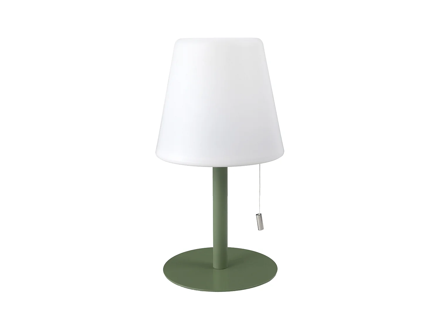 Lampe De Table Vert Rechargeable Usb Ip44 H30cm Vert