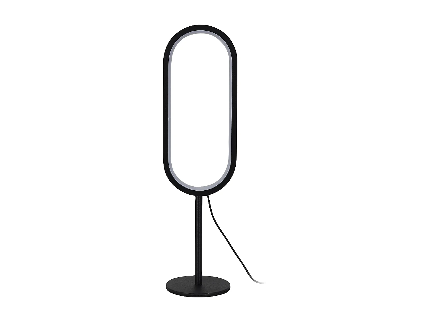Lampe De Table Led Usb Iconic Noir Noir