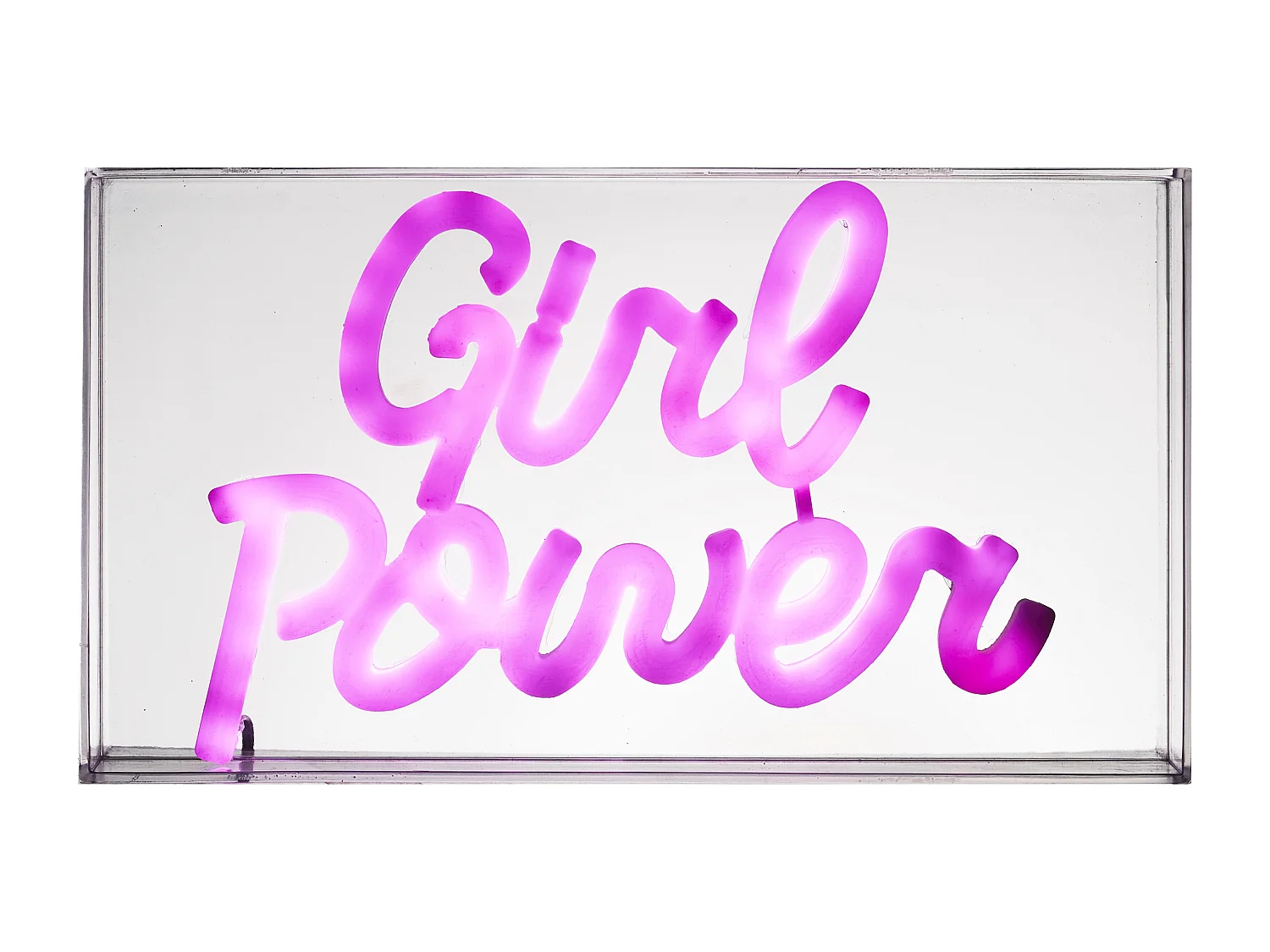 Lampe Led Effet Neon Grl Pwr Rose