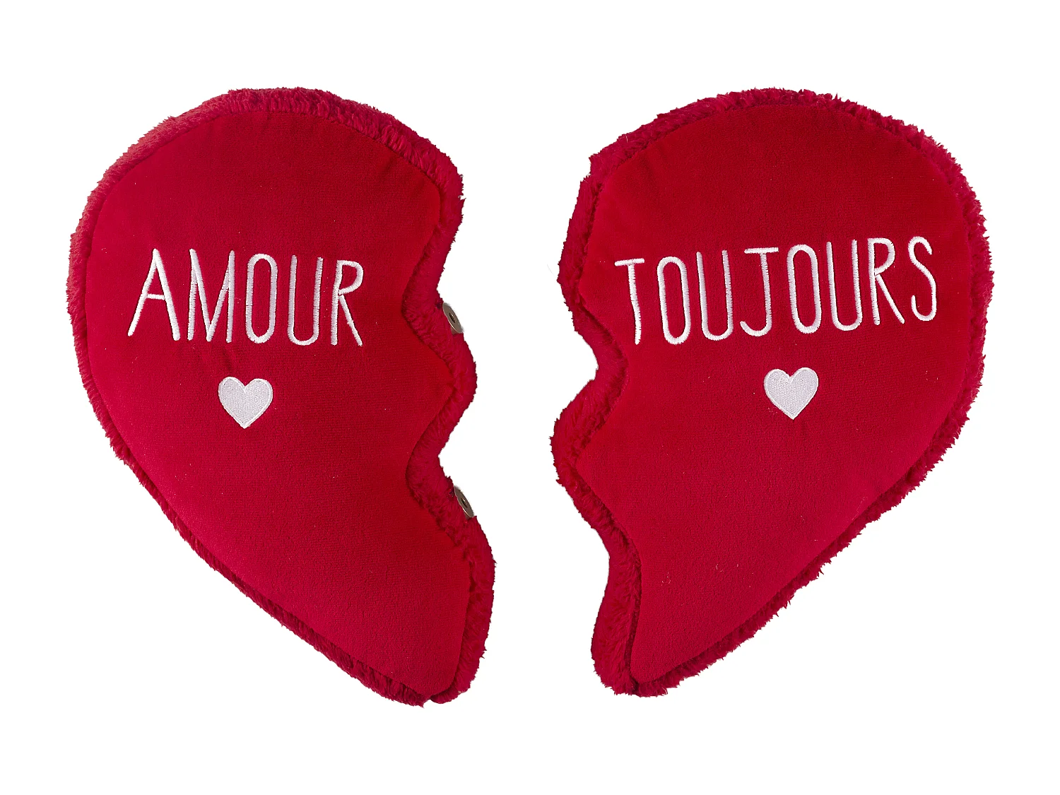 Coussin Coeur Detacahble Rouge