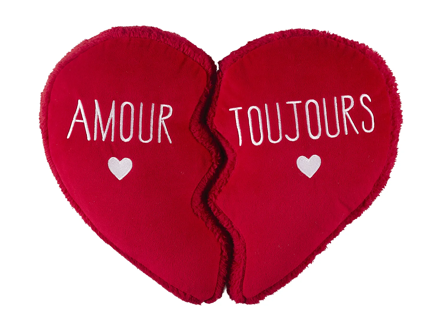 Coussin Coeur Detacahble Rouge