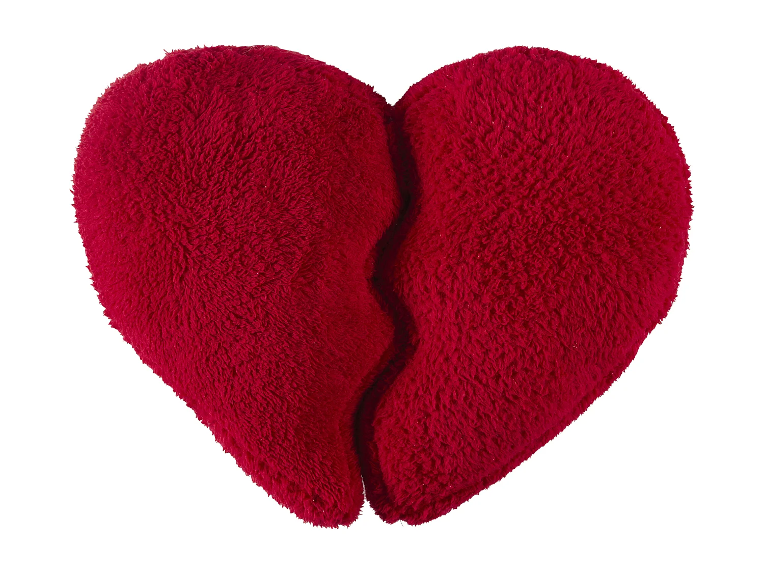 Coussin Coeur Detacahble Rouge