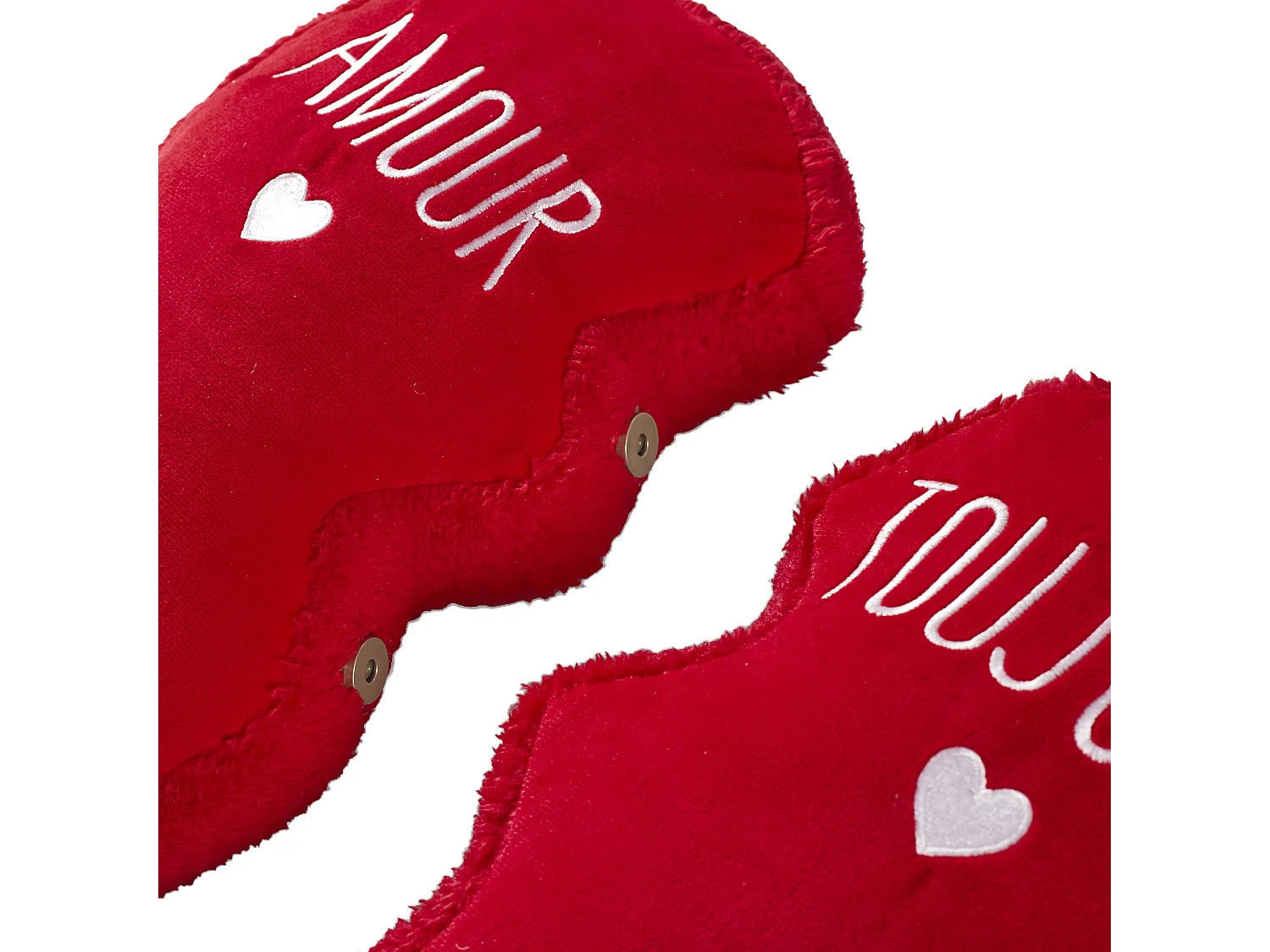 Coussin Coeur Detacahble Rouge