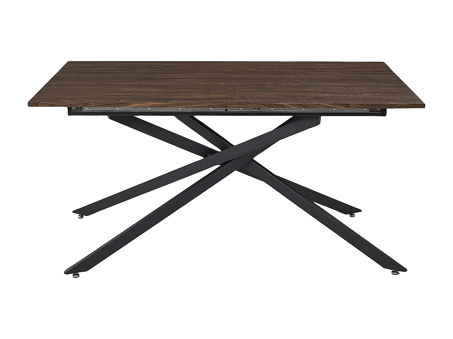 Table Extensible 6 A 8 Personnes Tiffany Marron, Noir