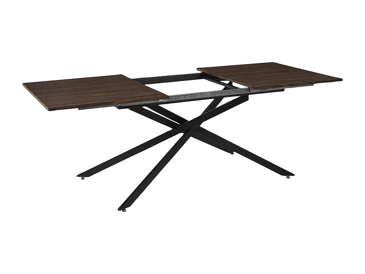Table Extensible 6 A 8 Personnes Tiffany Marron, Noir