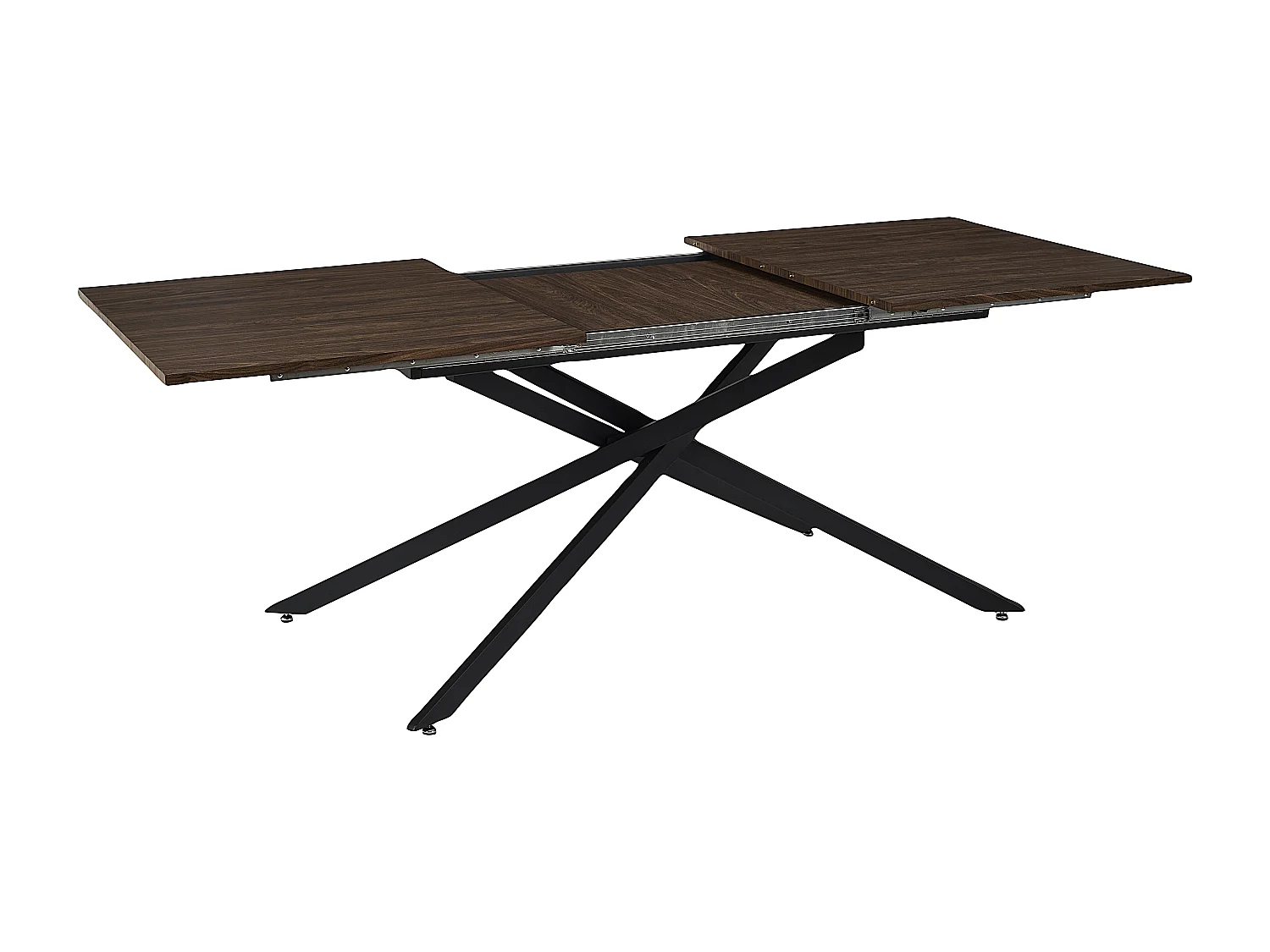 Table Extensible 6 A 8 Personnes Tiffany Marron, Noir