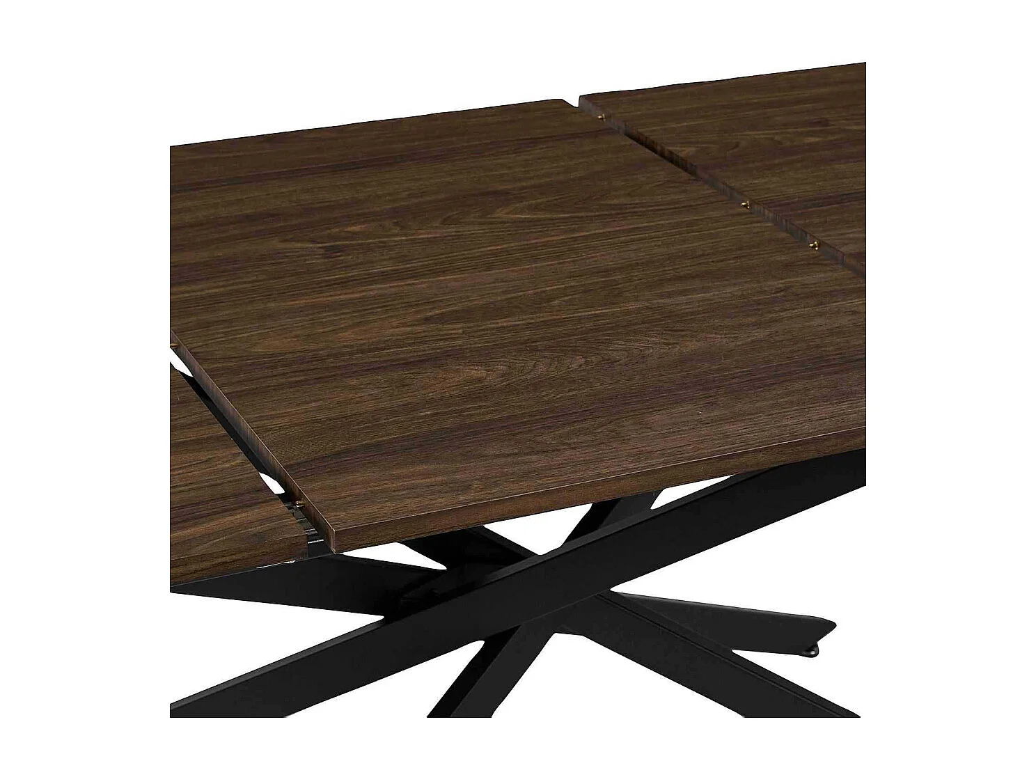 Table Extensible 6 A 8 Personnes Tiffany Marron, Noir