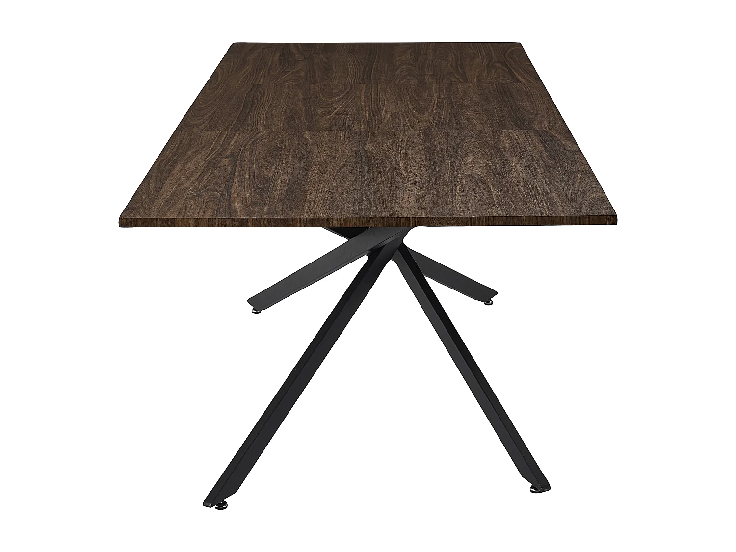 Table Extensible 6 A 8 Personnes Tiffany Marron, Noir