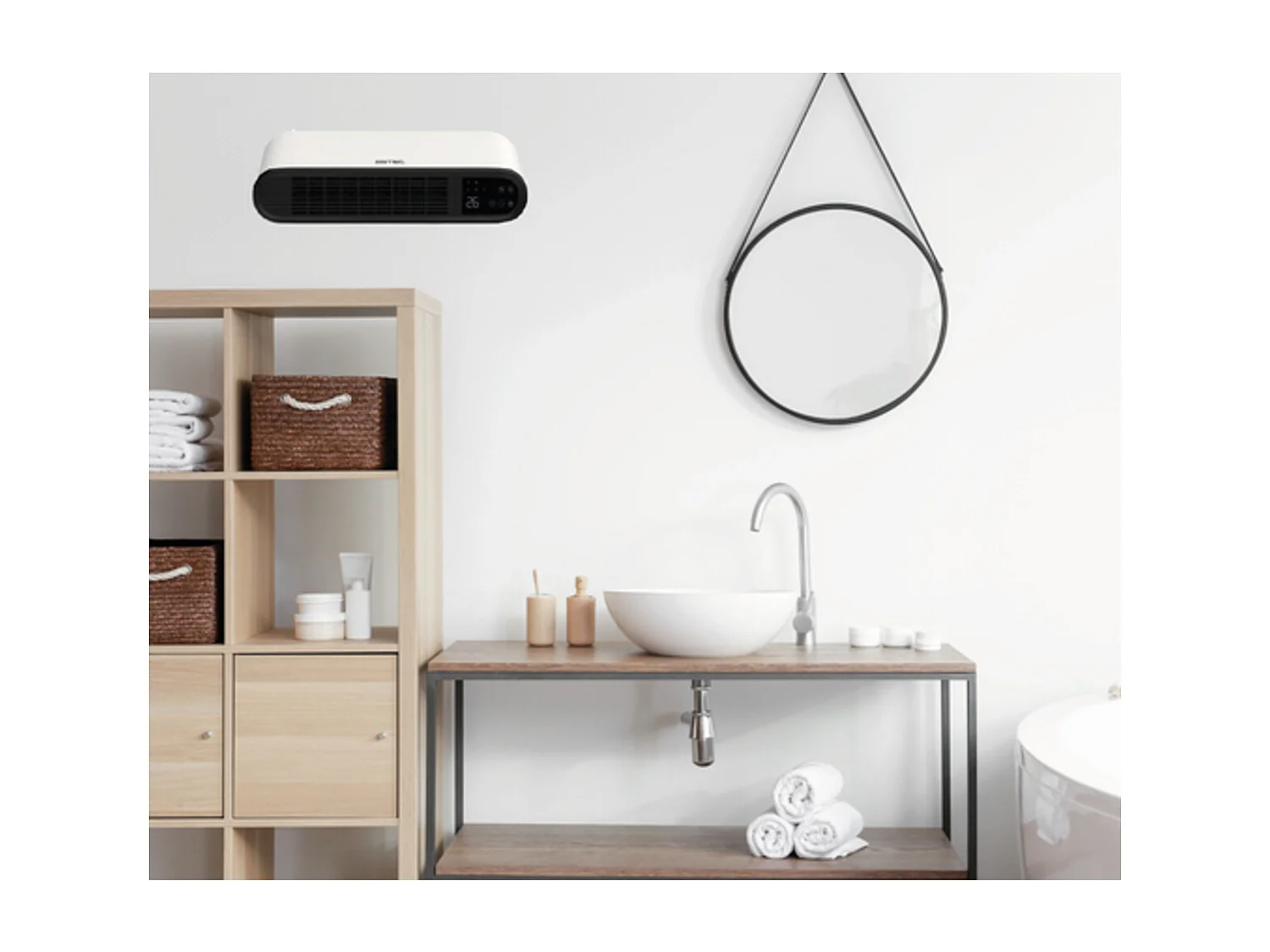 Chauffage mural électrique programmable 1000/2000W - Britec