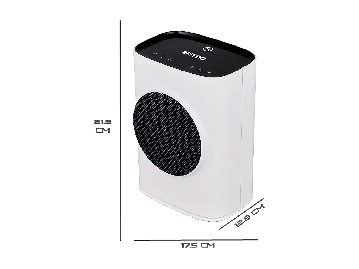 Chauffage électrique + ventilation - 750/1500W - Britec