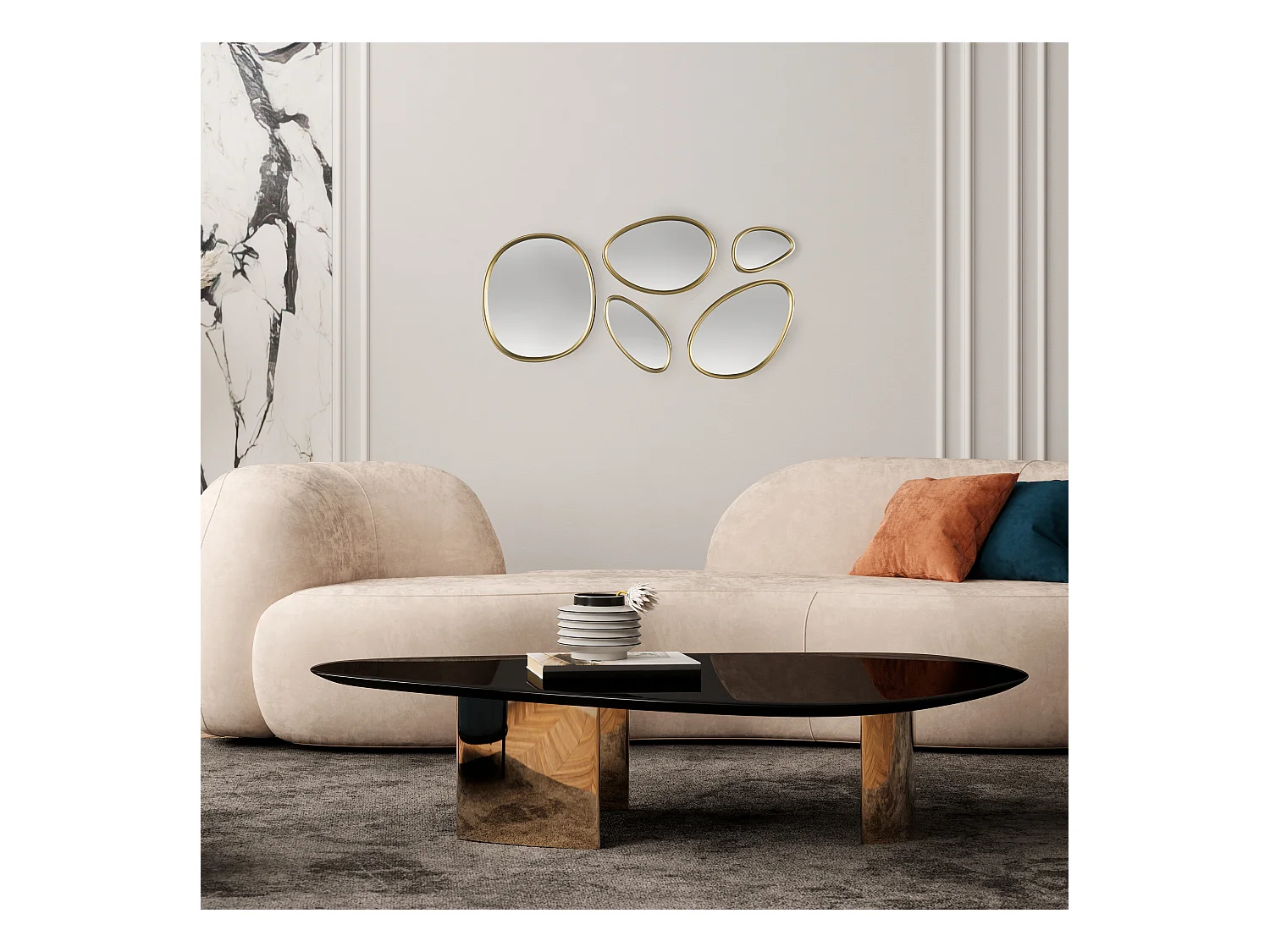 Miroir Organique X5 Or