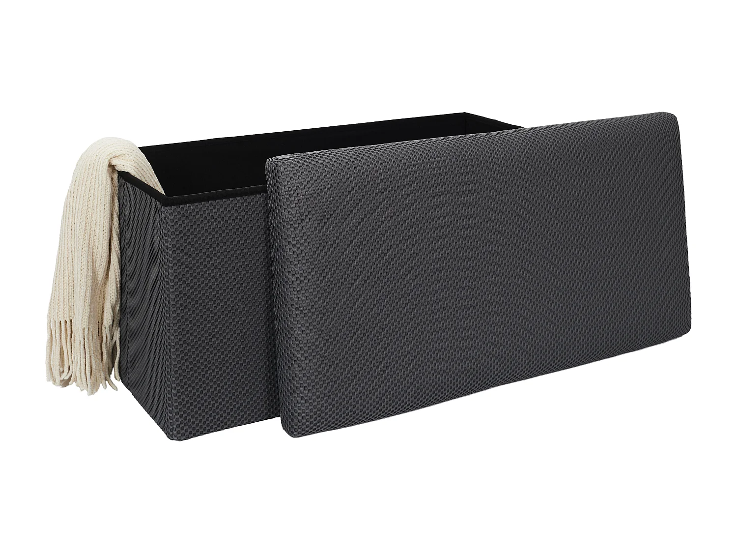 Coffre Banc Pliable Atome Gris Gris