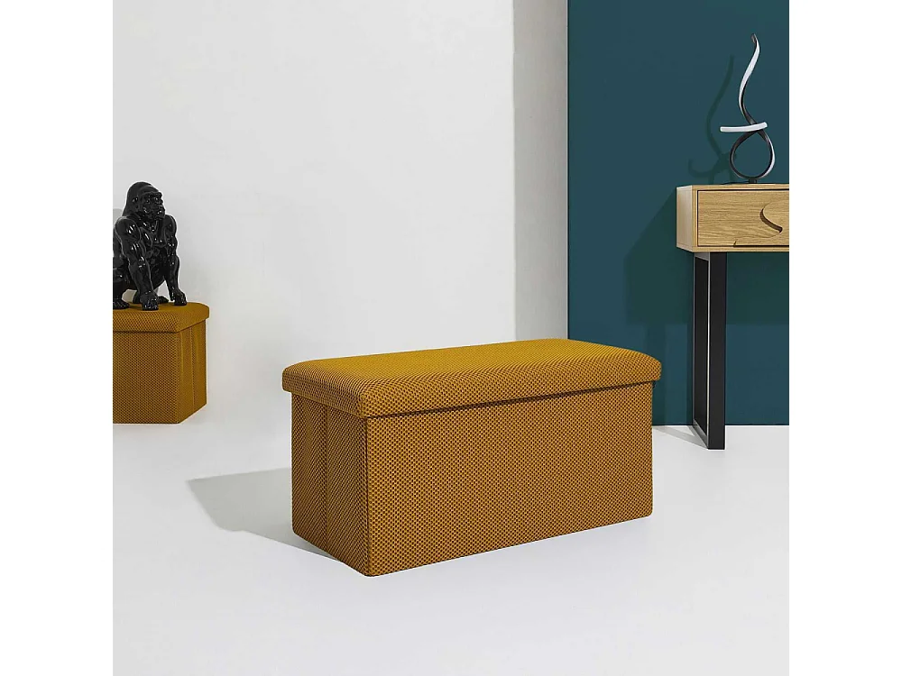 Coffre Banc Pliable Atome Gris Gris