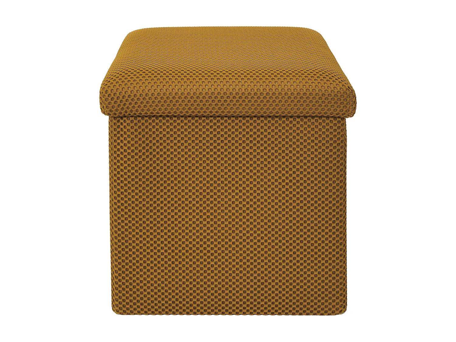 Coffre Pouf Pliable Atome Jaune Jaune