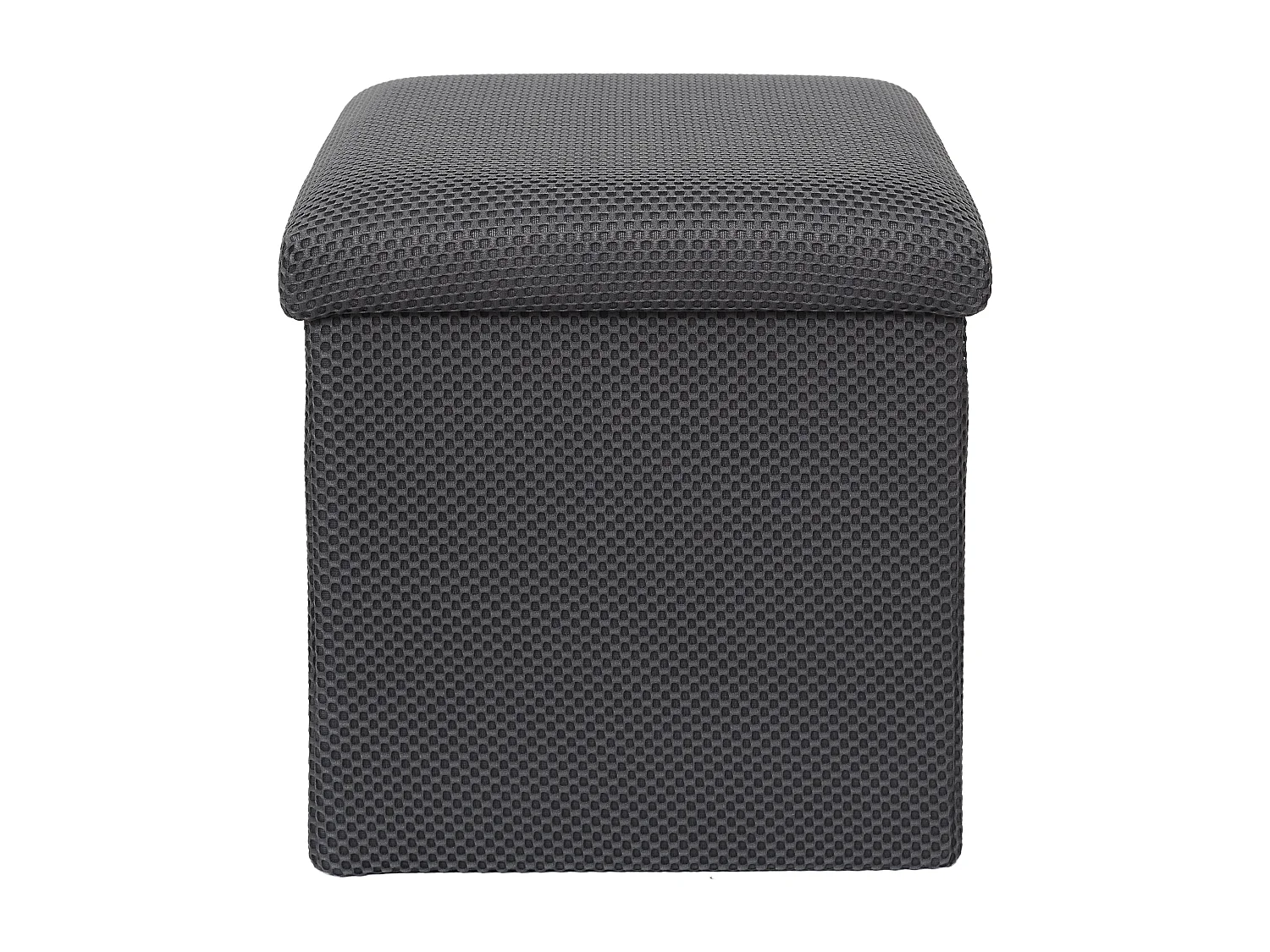 Coffre Pouf Pliable Atome Gris Gris