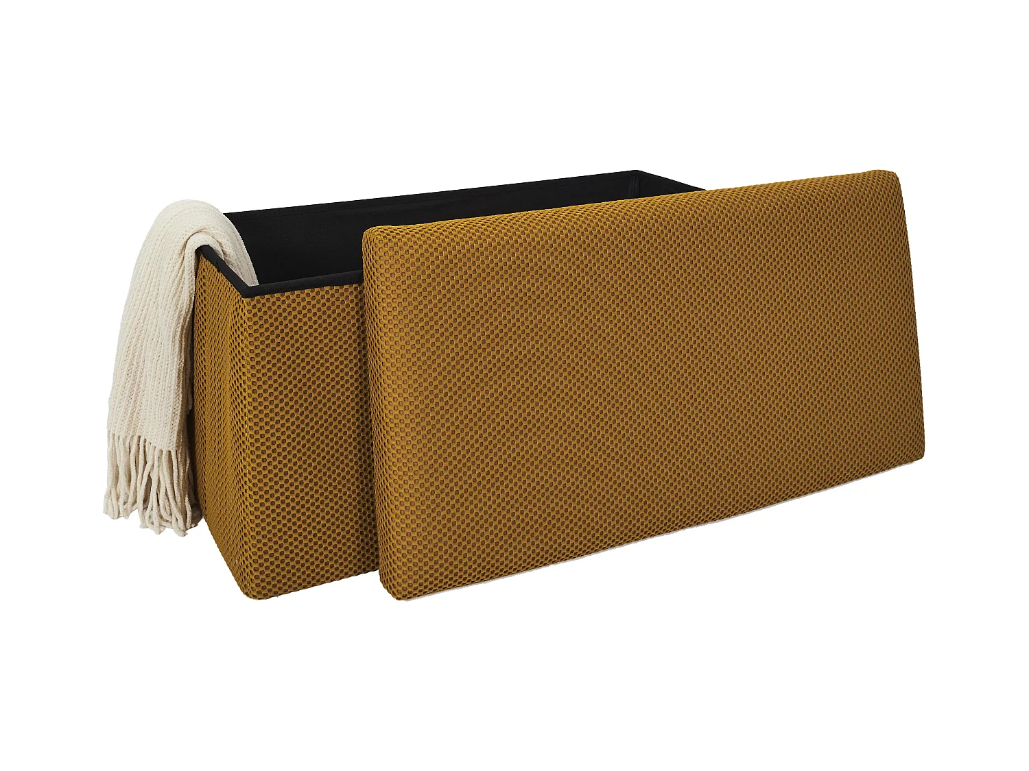 Coffre Banc Pliable Atome Jaune Jaune