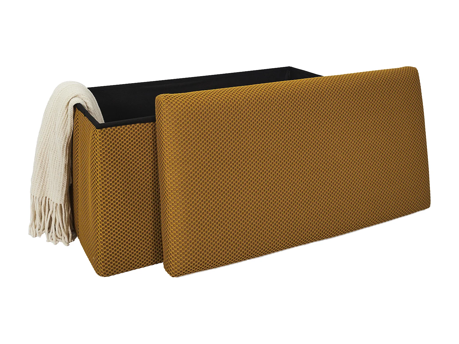 Coffre Banc Pliable Atome Jaune Jaune