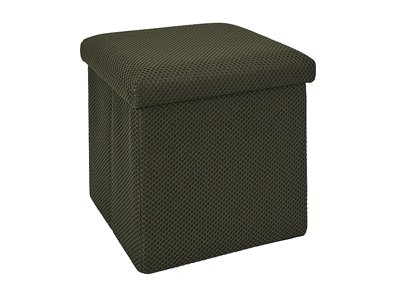 Coffre Pouf Pliable Atome Kaki Vert