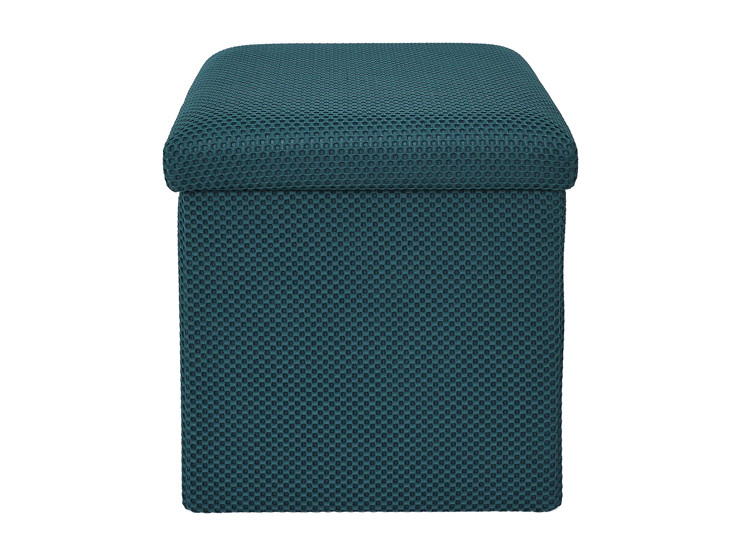 Coffre Pouf Pliable Atome Bleu Bleu