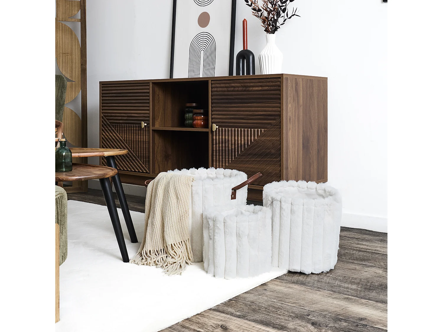 Panier Rangement X3 Blanc