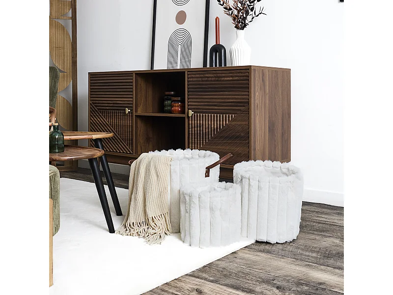 Panier Rangement X3 Blanc