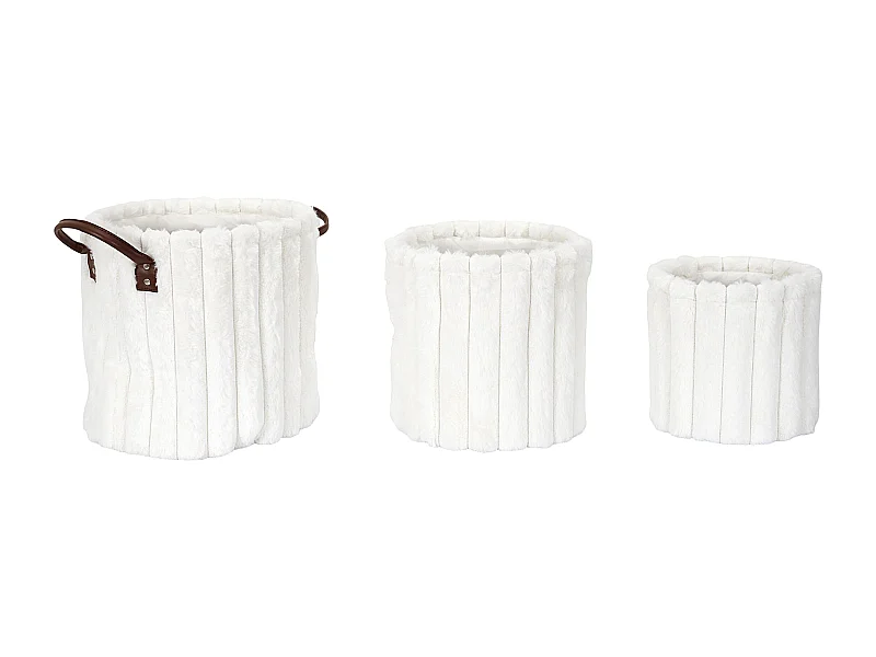 Panier Rangement X3 Blanc