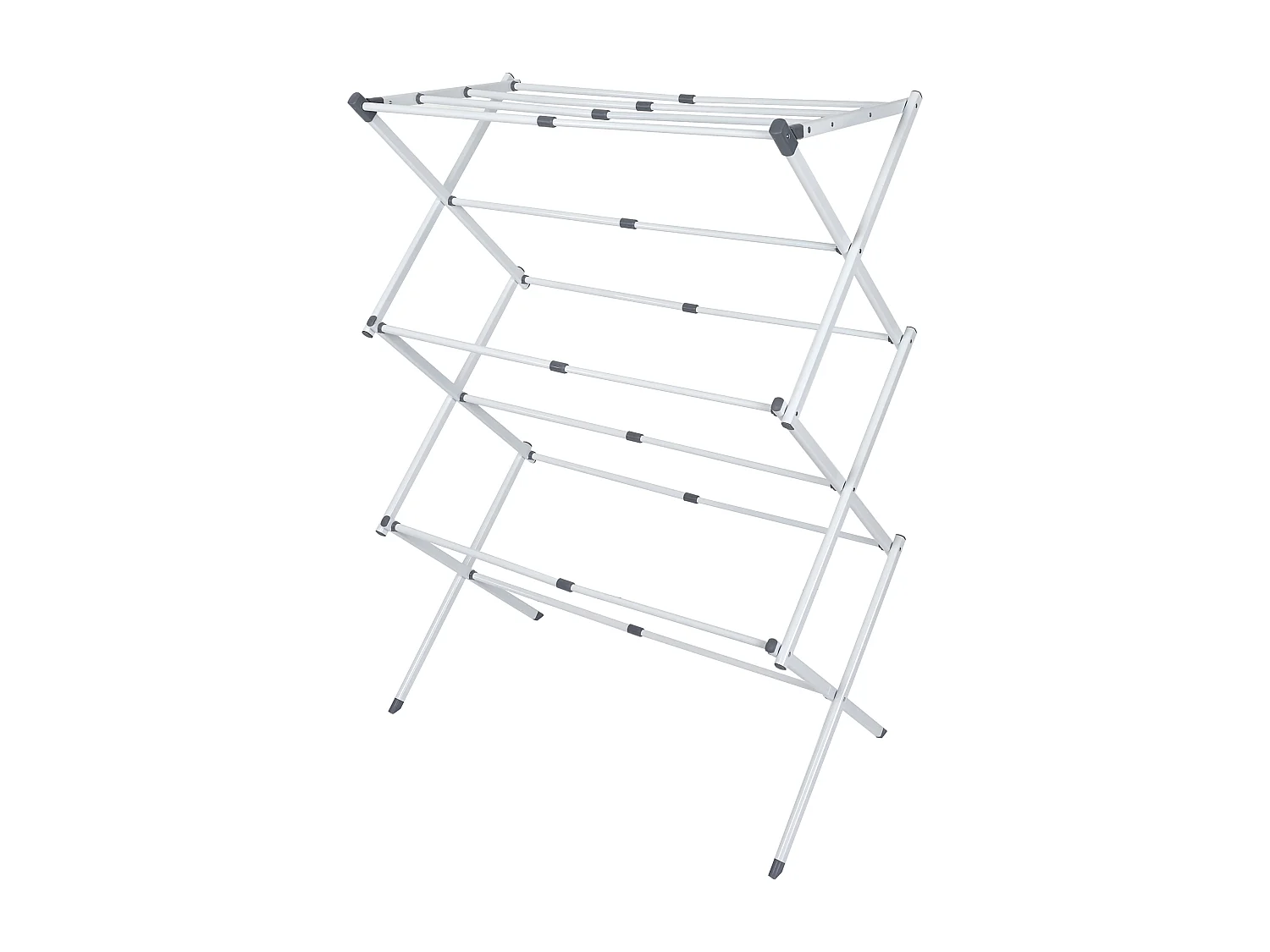 Etendoir A Linge Accordeon 9m Etendage Blanc