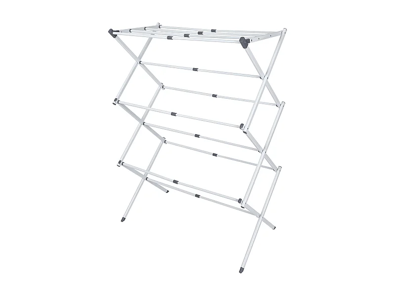 Etendoir A Linge Accordeon 9m Etendage Blanc