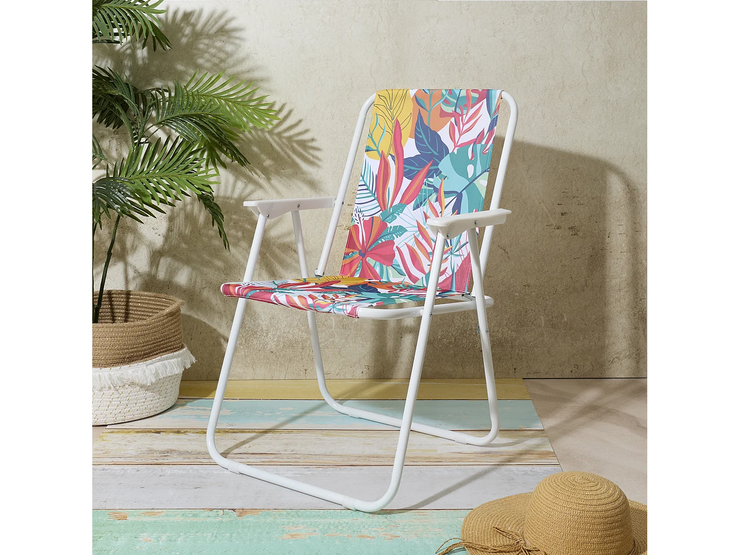 Chaise Pliante Manava Blanc