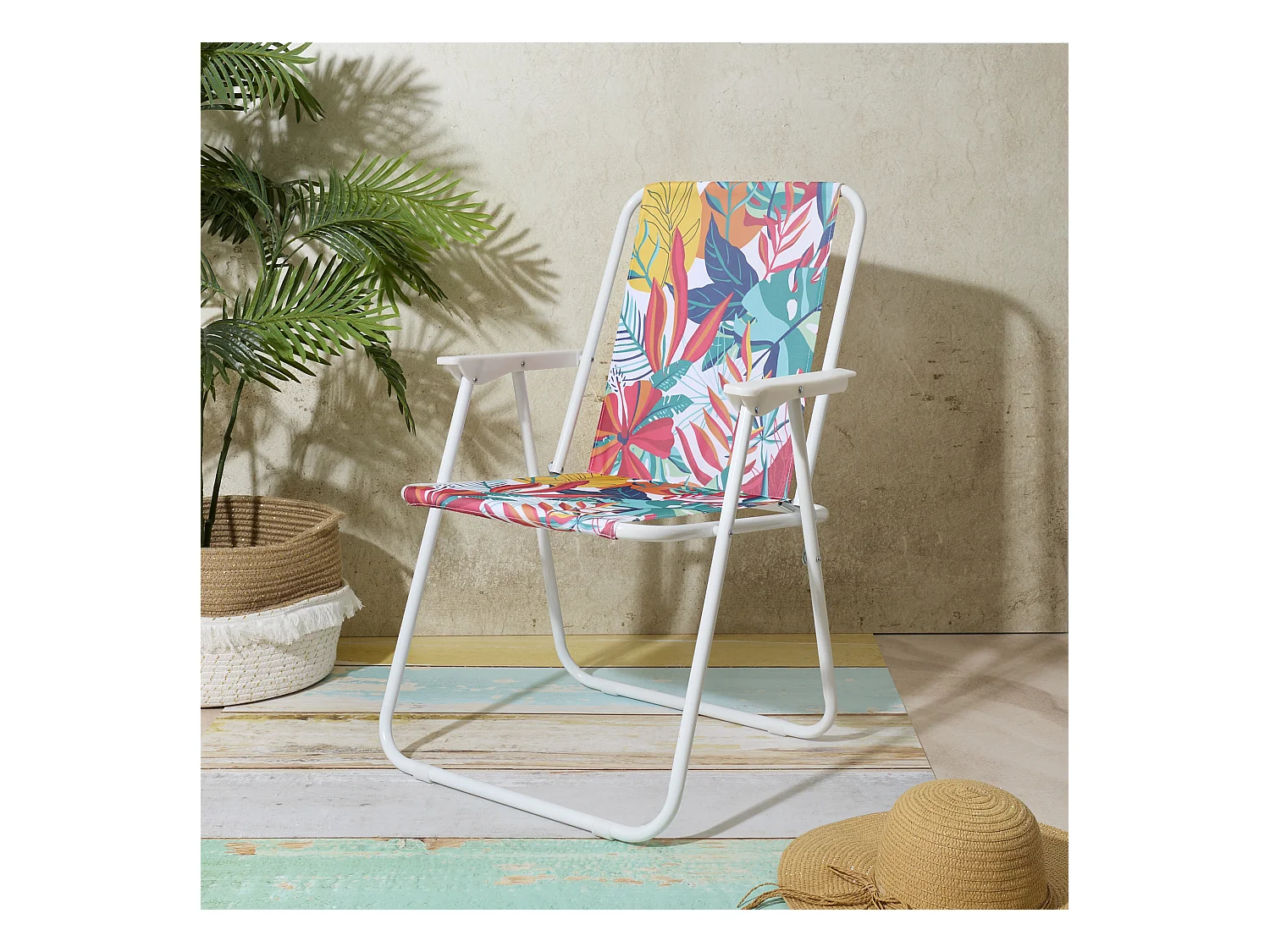 Chaise Pliante Manava Blanc