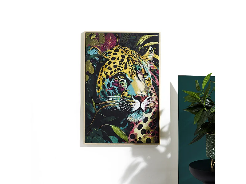 Tableau Jungle 60x90cm Multicolore