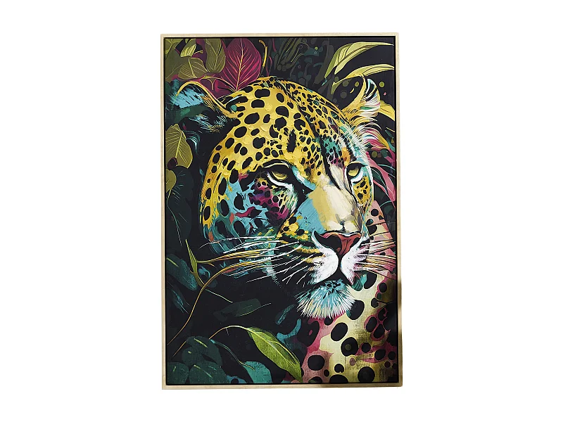 Tableau Jungle 60x90cm Multicolore