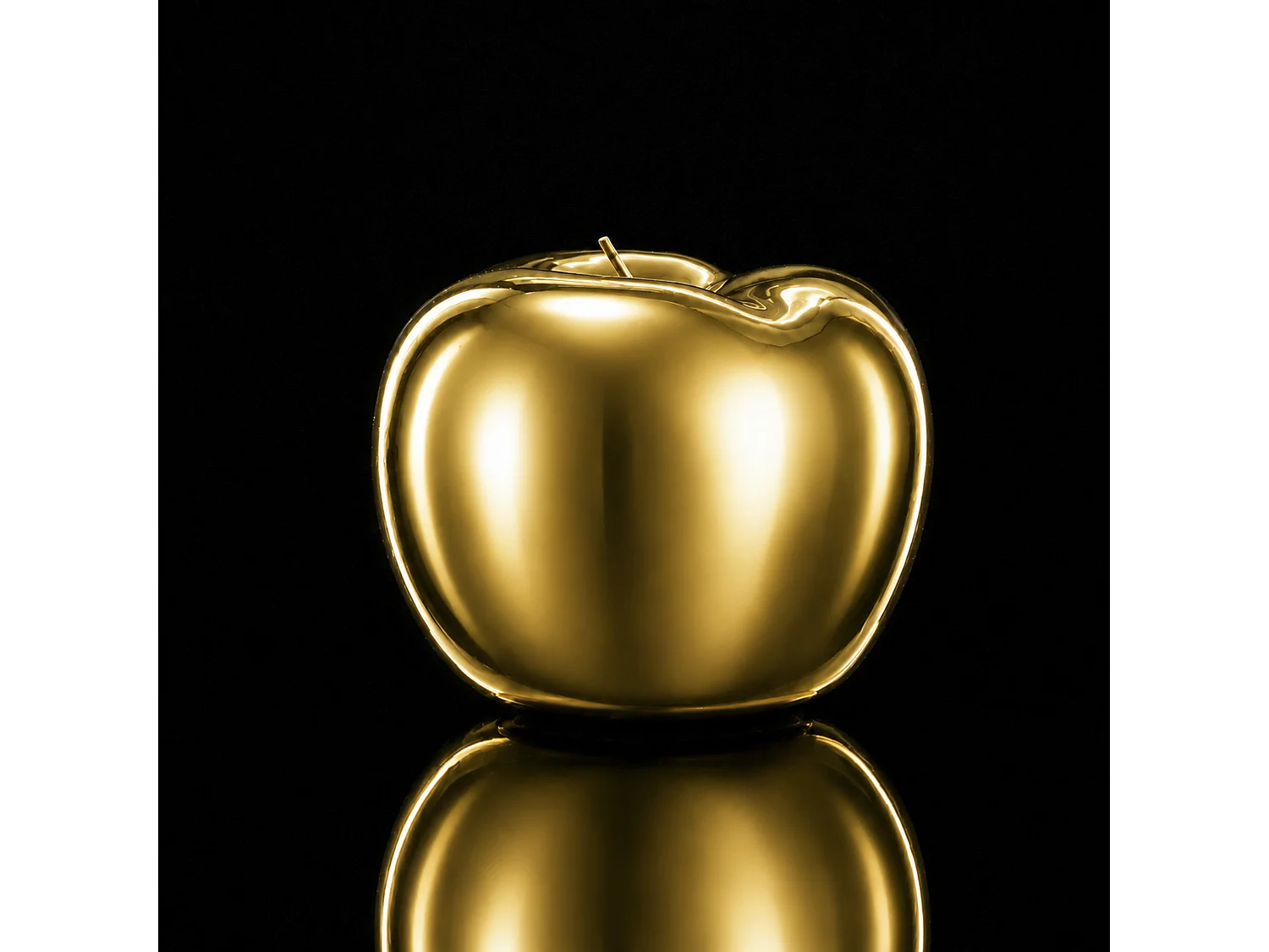 Statue - HOME DECO FACTORY - Pomme Dorée - Or