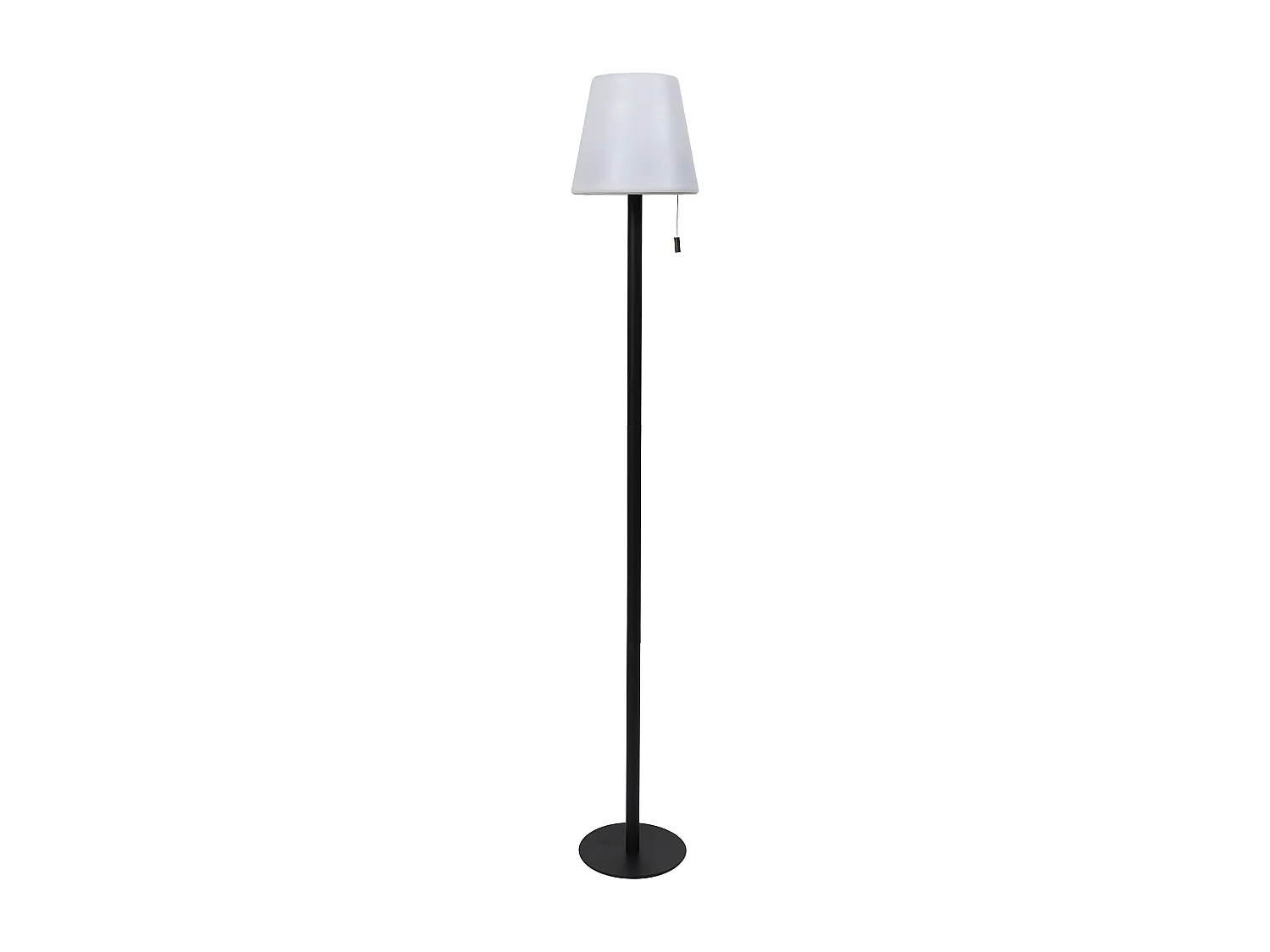 Lampadaire Rechargeable Rgb Ip44 H1m Blanc, Noir
