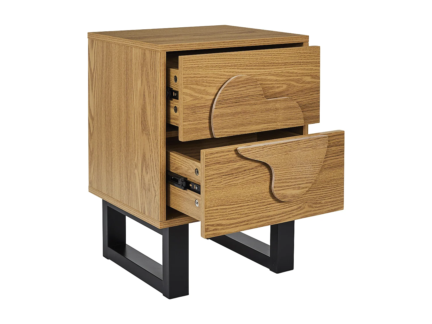 Chevet Calypso Marron, Noir