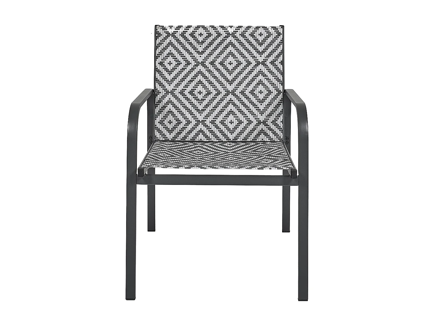 Salon De Jardin Mexico Noir Gris