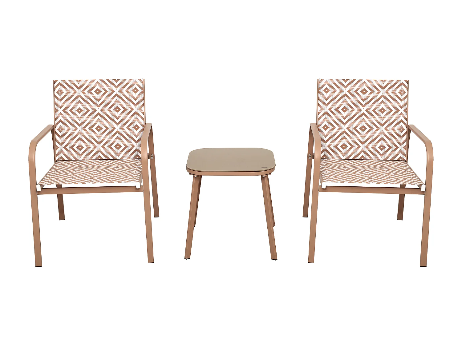 Salon De Jardin Mexico Beige Beige