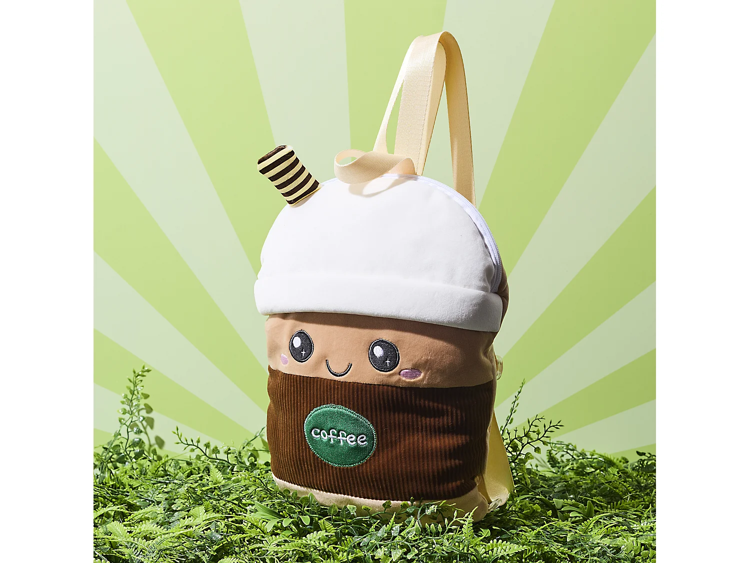 Peluche Bubble Tea Sac A Dos Marron Marron