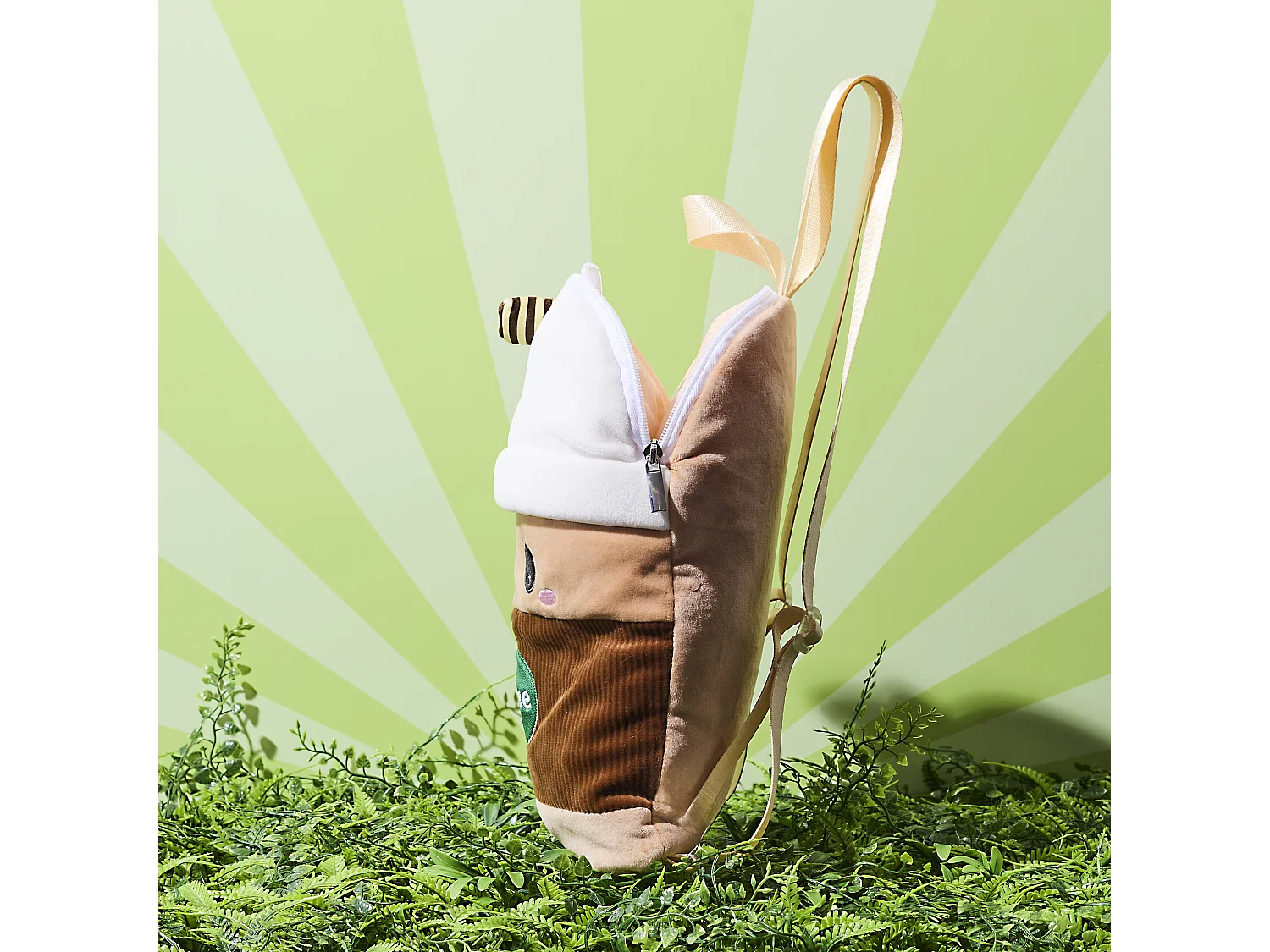 Peluche Bubble Tea Sac A Dos Marron Marron