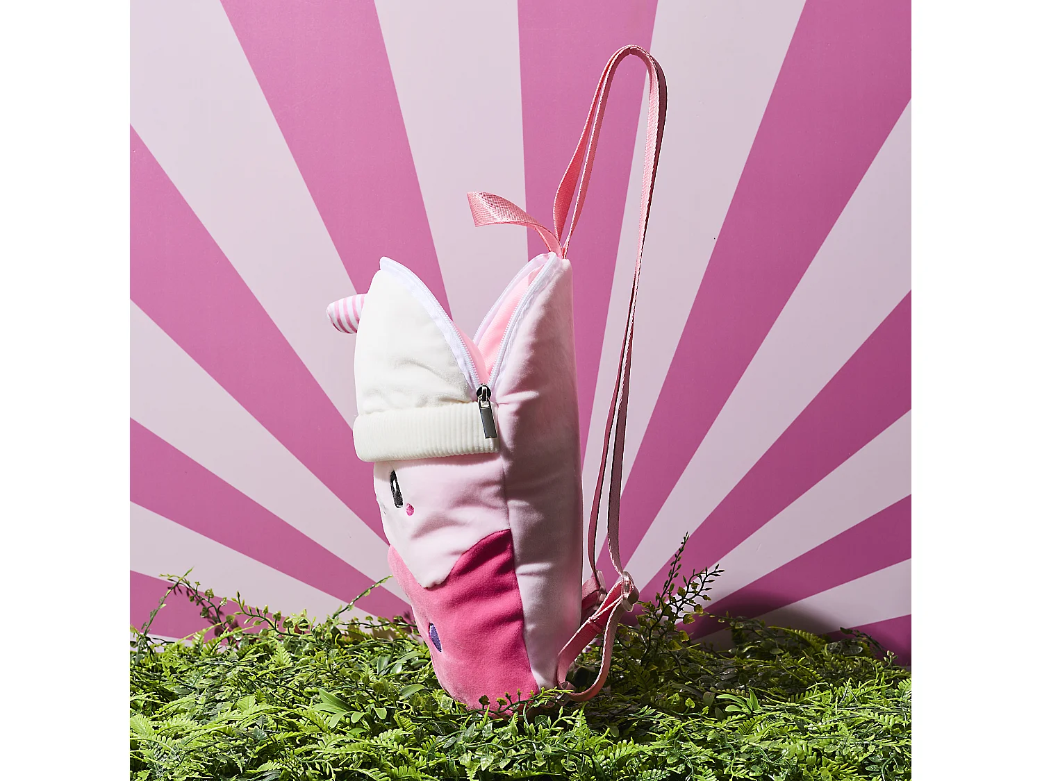 Peluche Bubble Tea Sac A Dos Rose Rose