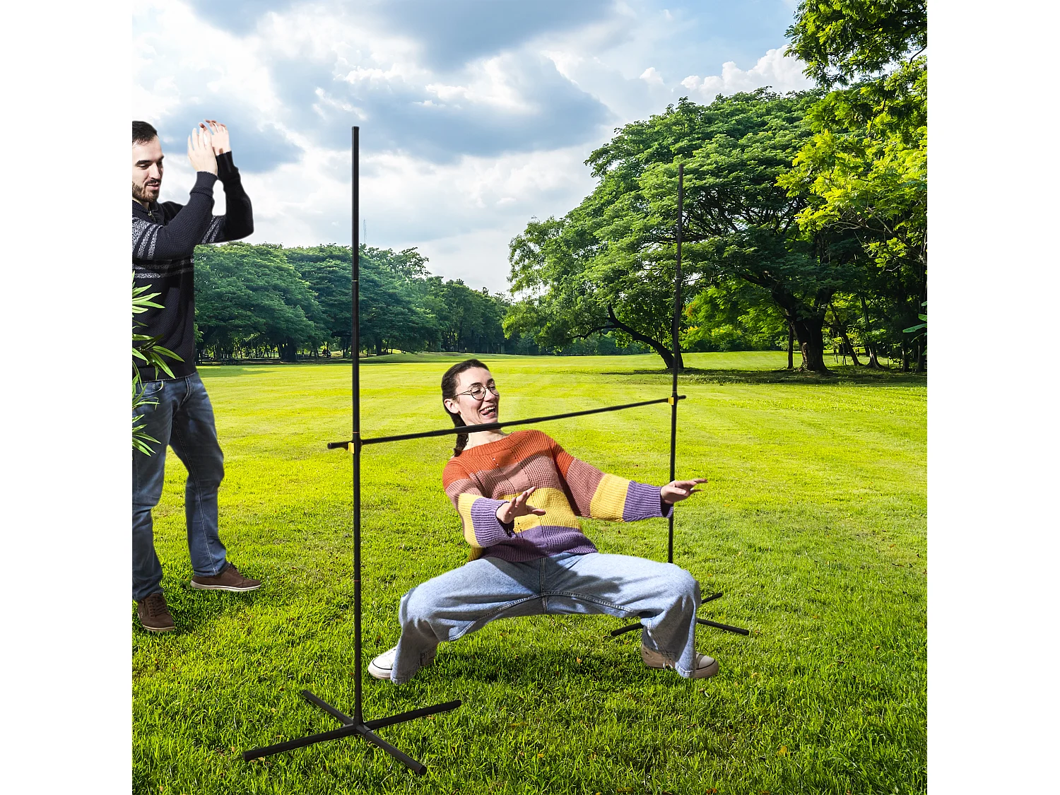 Jeu Du Limbo Exterieur Interieur Noir