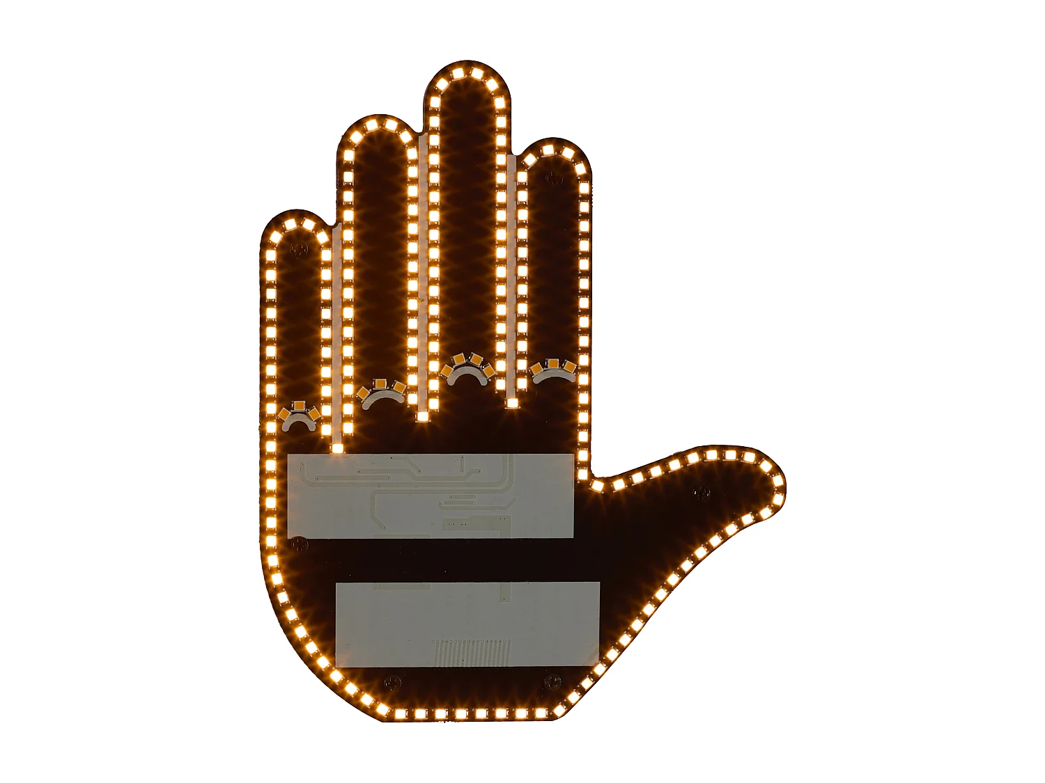 Signe Main Lumineux Telecommande 3 Affichages Noir