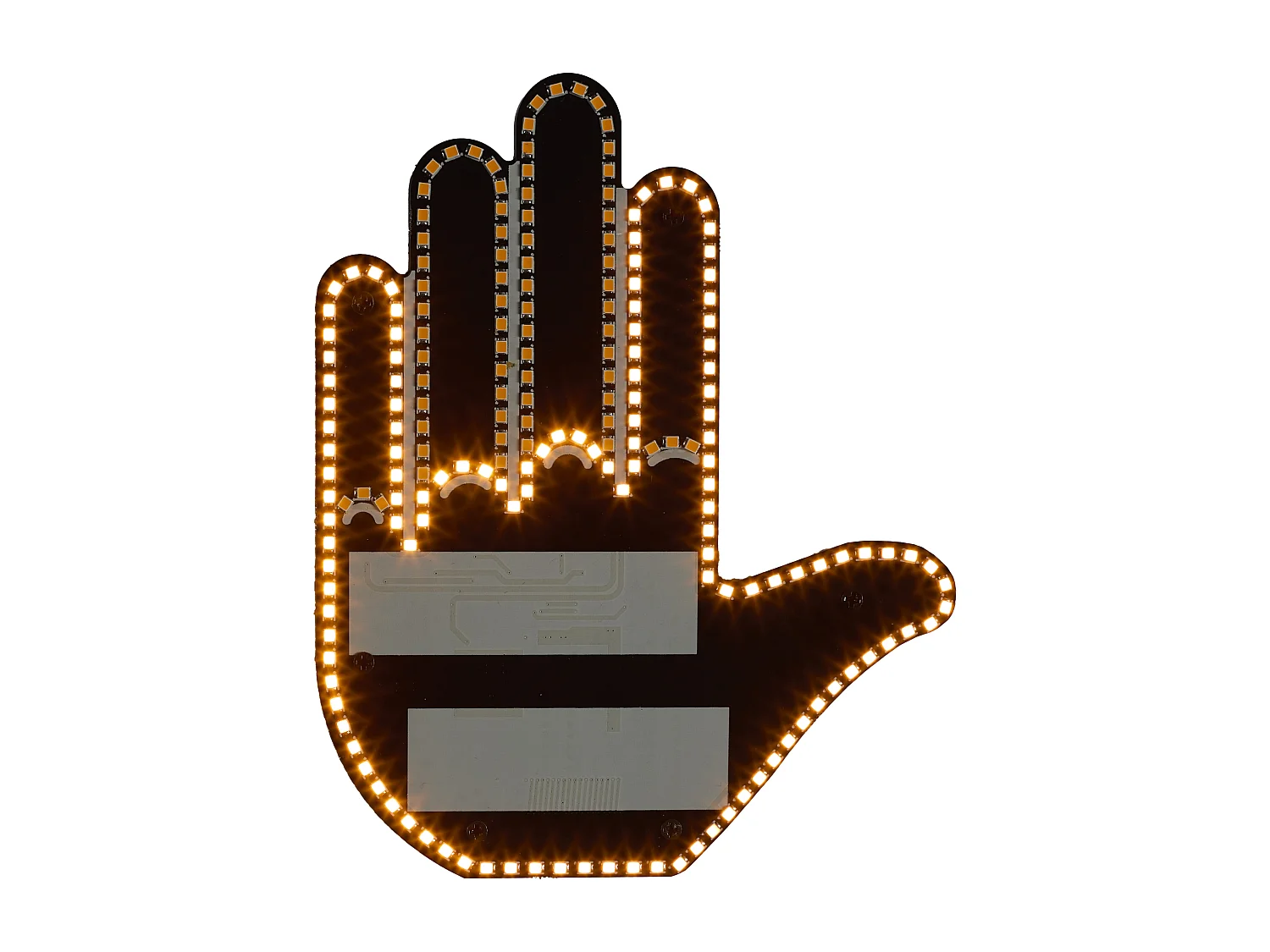 Signe Main Lumineux Telecommande 3 Affichages Noir