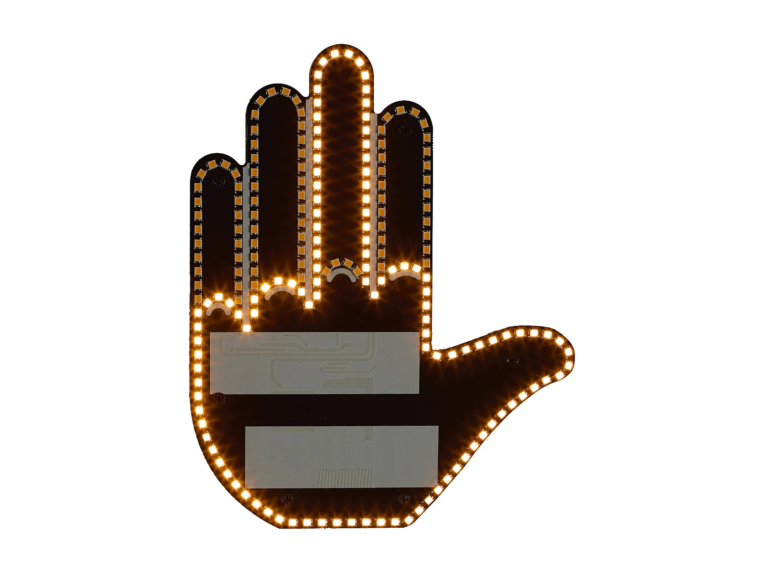 Signe Main Lumineux Telecommande 3 Affichages Noir