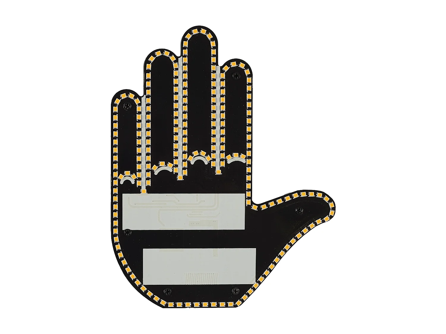 Signe Main Lumineux Telecommande 3 Affichages Noir