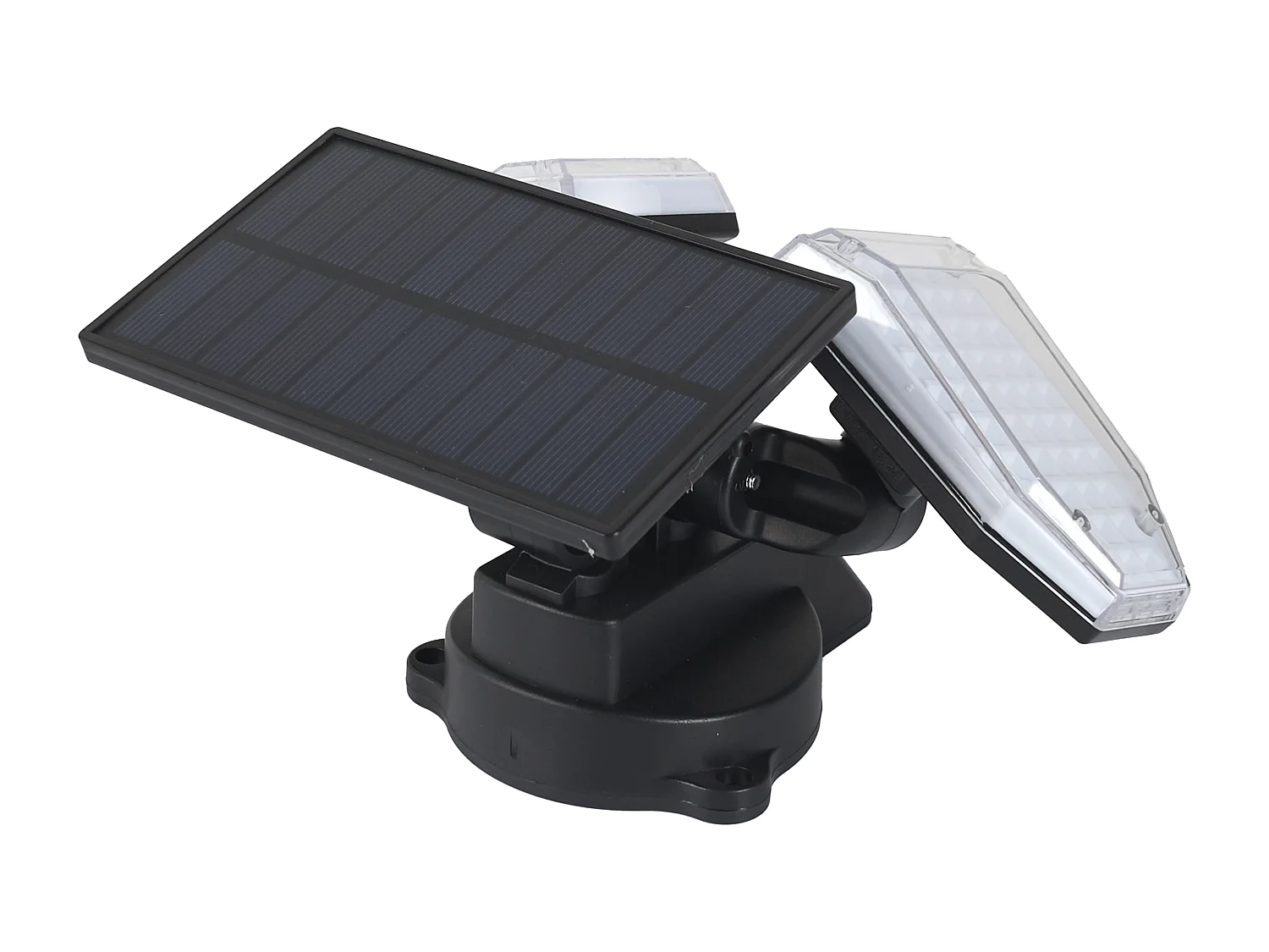 Luminaire Solaire 100leds Cob Orientable Noir