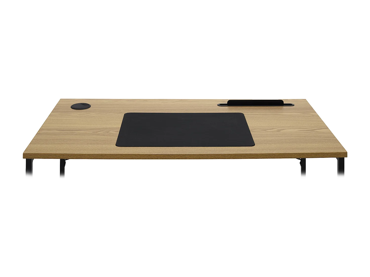 Bureau Link Structure Metal Noir, Marron