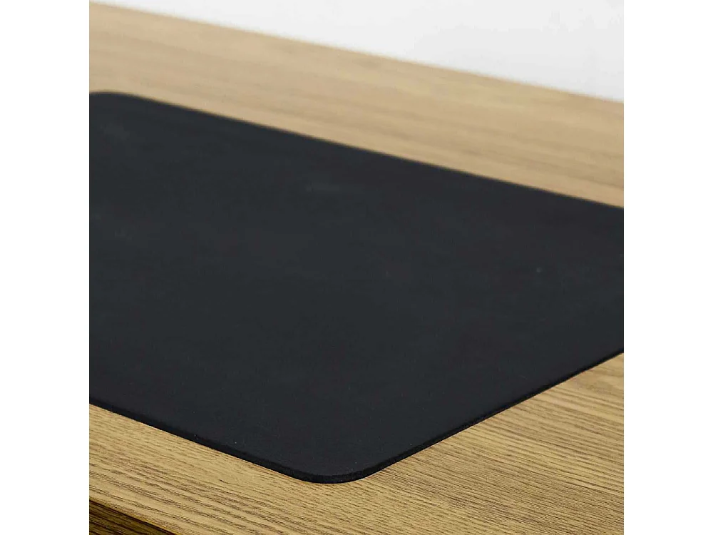 Bureau Link Structure Metal Noir, Marron