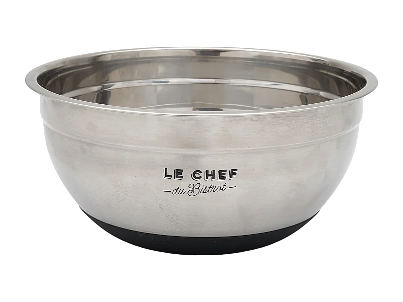 Bol Melangeur Antiderapent Bistrot D26 Gris, Noir